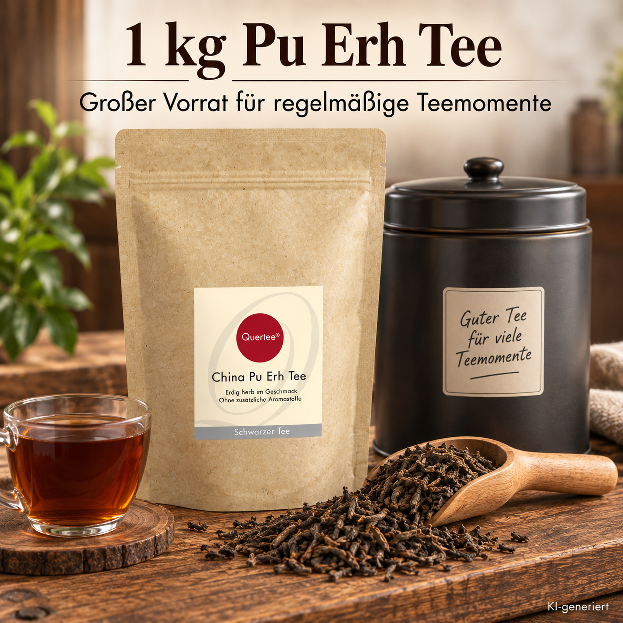 Pu Erh Tee – erdig-herb – 1 kg Großpackung