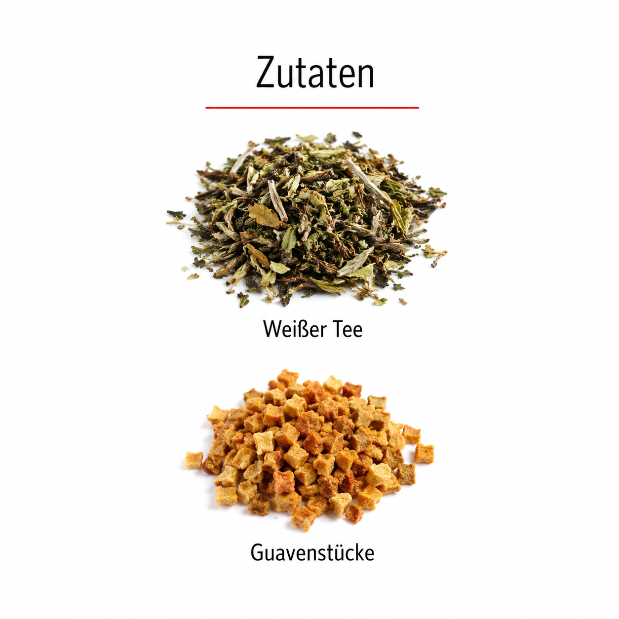 Weißer Tee Feine Guave mit Erdbeer Guaven Geschmack