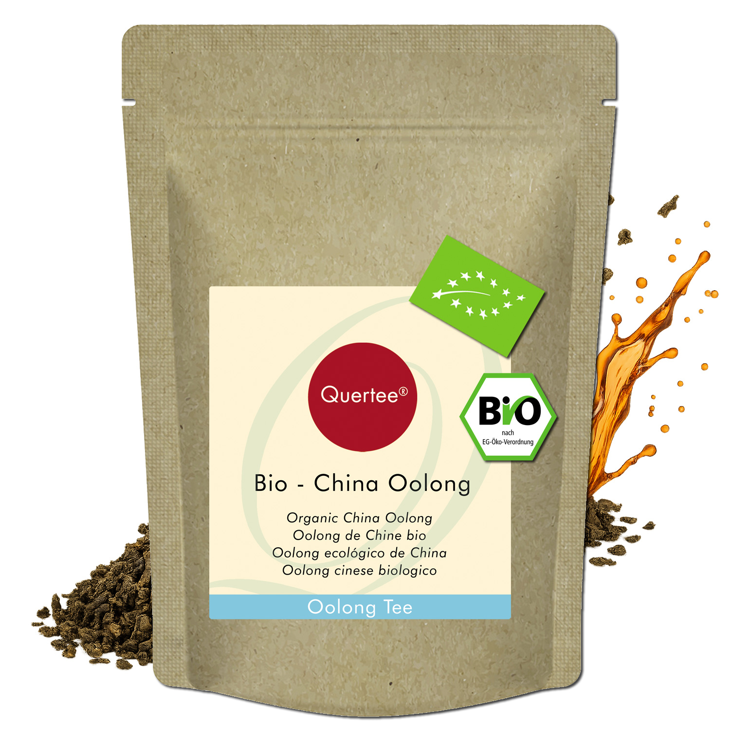 Bio Oolong Tee - China Oolong - Reiner Bio Oolong Tee aus China ohne Aromastoffe - Rein natürlich