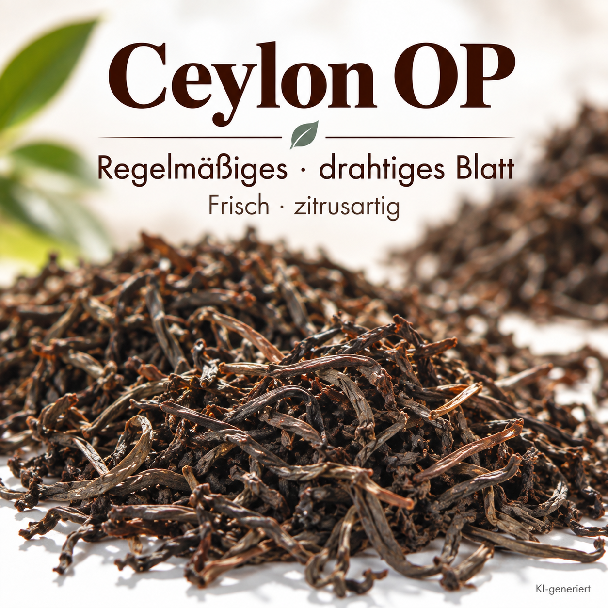 Ceylon OP „Lovers Leap“ – Schwarztee aus Nuwara Eliya – frisch & zitrusartig