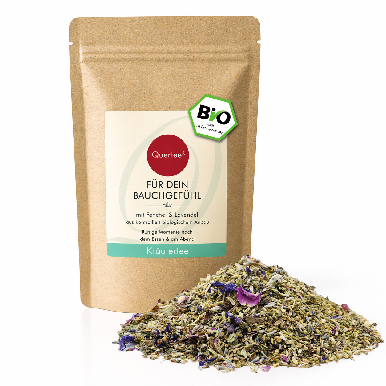 Bio Kräutertee „Für dein Bauchgefühl“ mit Fenchel, Minze & Lavendel – mild & harmonisch