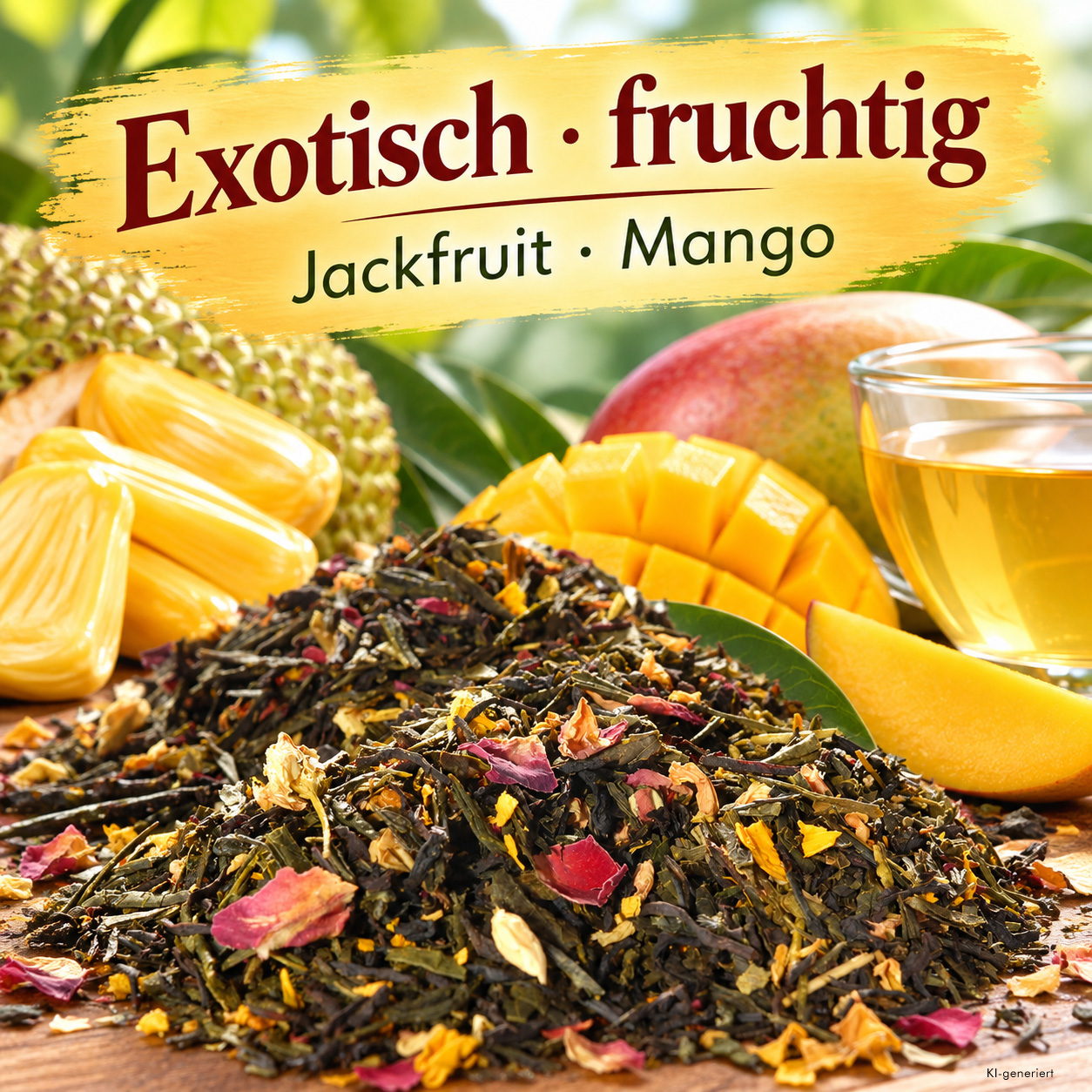 Grüntee & Schwarztee „1001 Nacht“ – Jackfruit-Mango-Geschmack