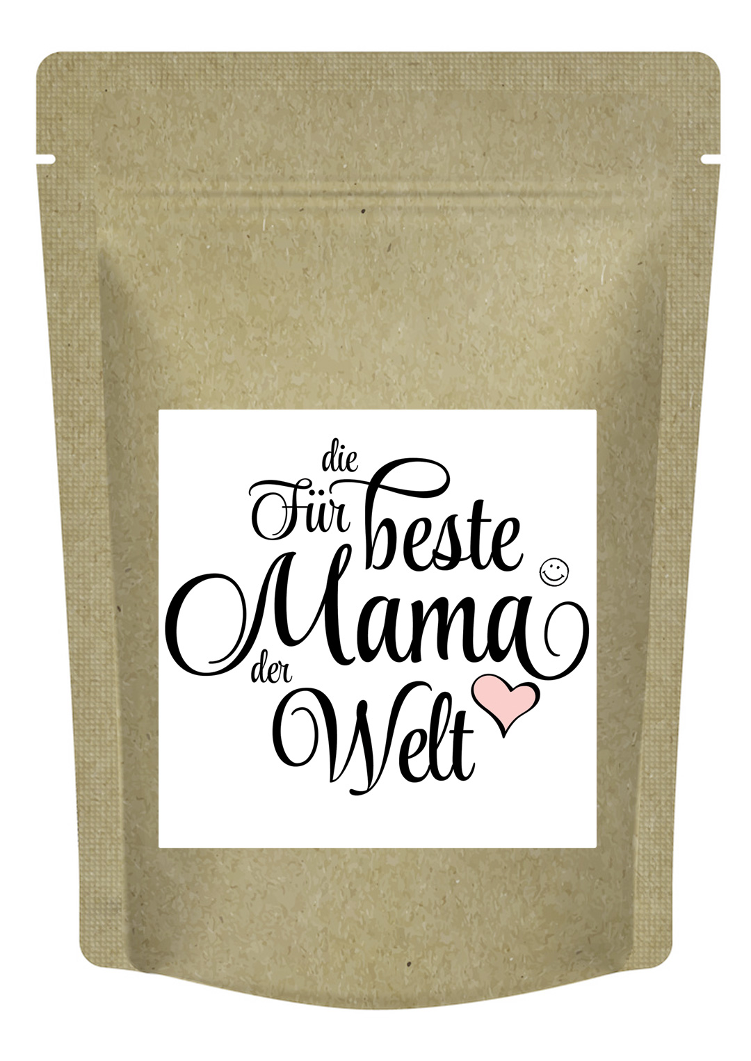 "Für die beste Mama der Welt" - Tee zum Muttertag / Geburtstag mit Mango-Maracuja-Geschmack - 70 g