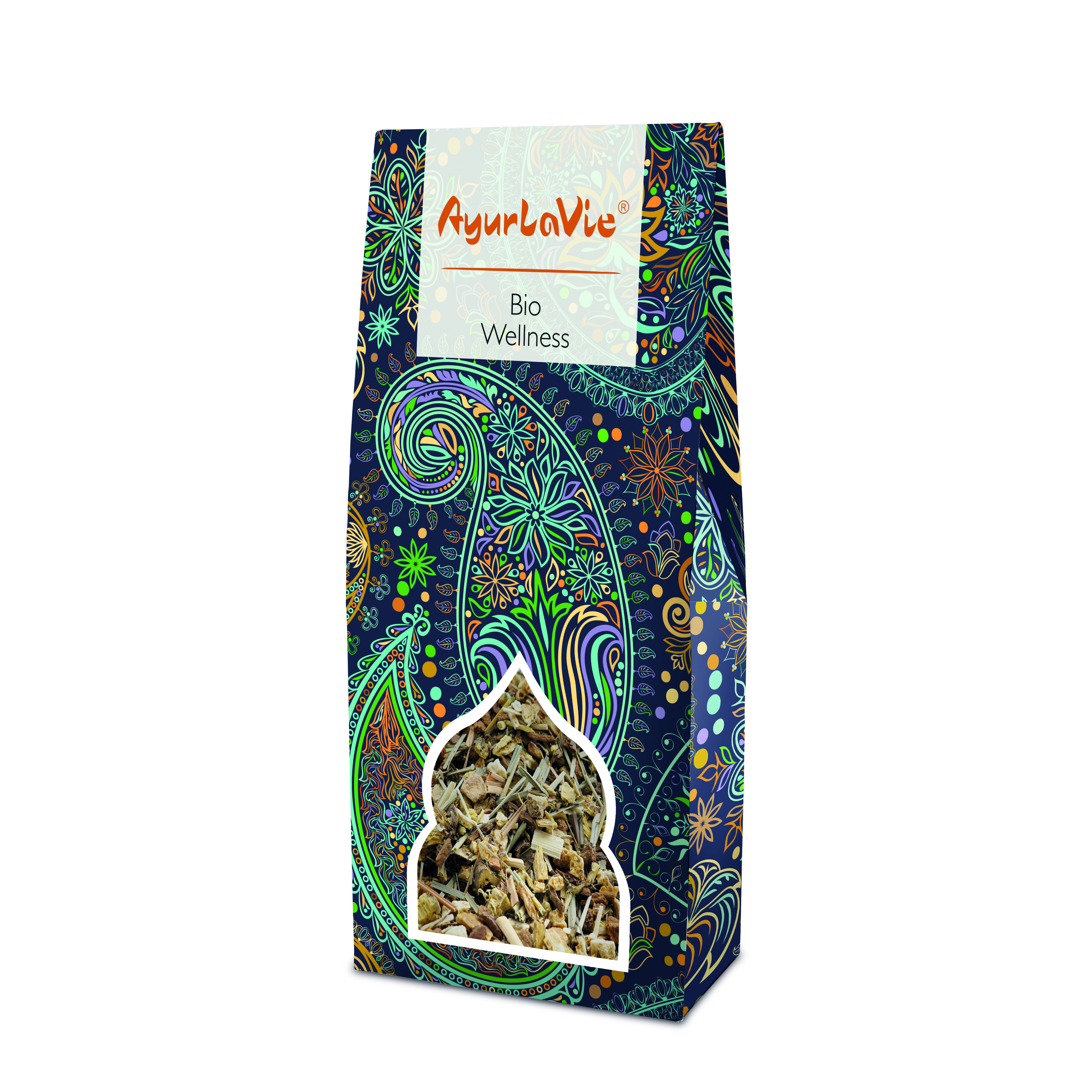 BIO Gewürztee – Wellness - loser Tee - 70 g - AyurLaVie®  - Ayurveda-inspirierter Tee Kopie