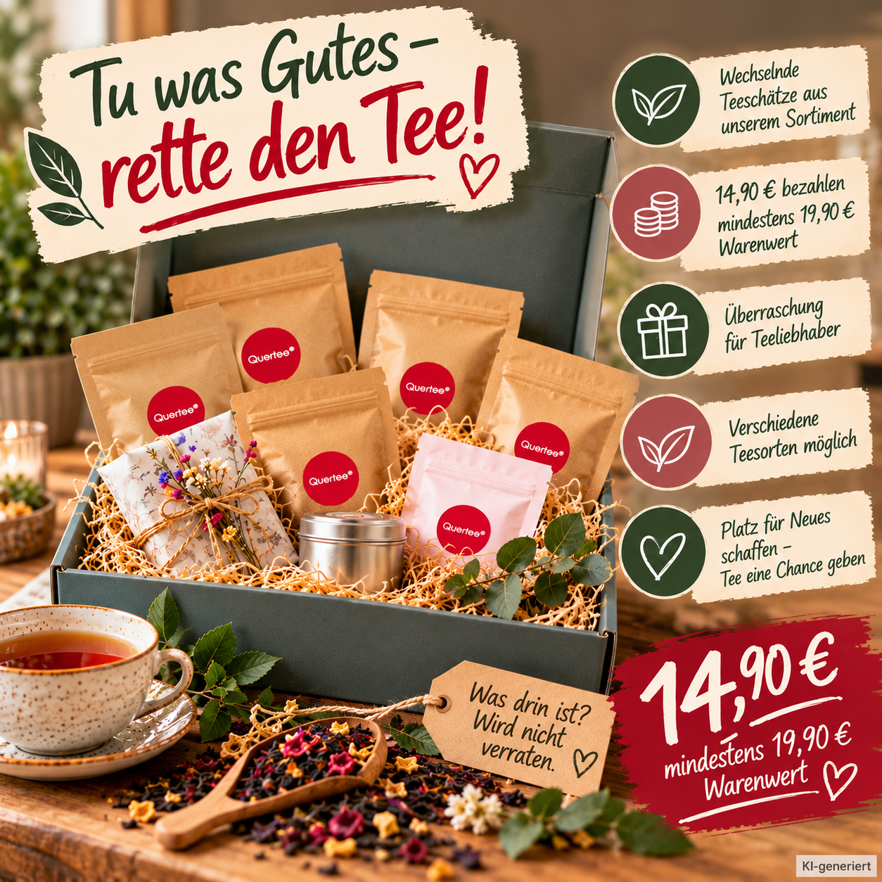 Geschenk Tee Überraschung
