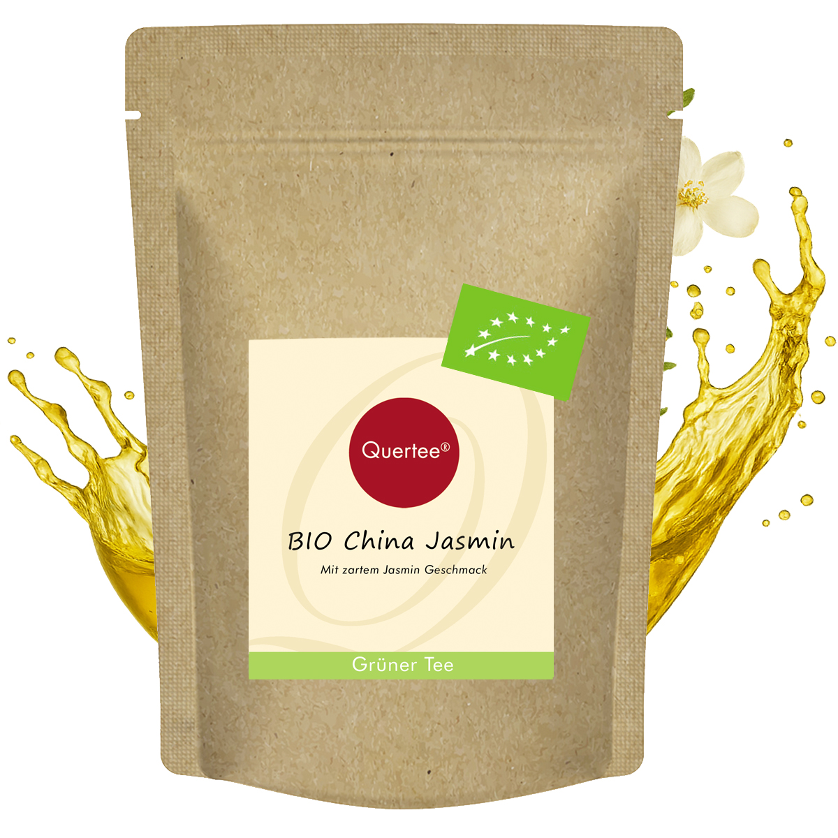 Bio Grüner Tee - China Jasmin -  Zarter Jasmin Geschmack