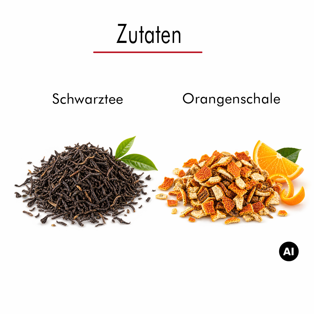 BIO Schwarztee „Dream in Orange“ Geschmack nach süßer Orange