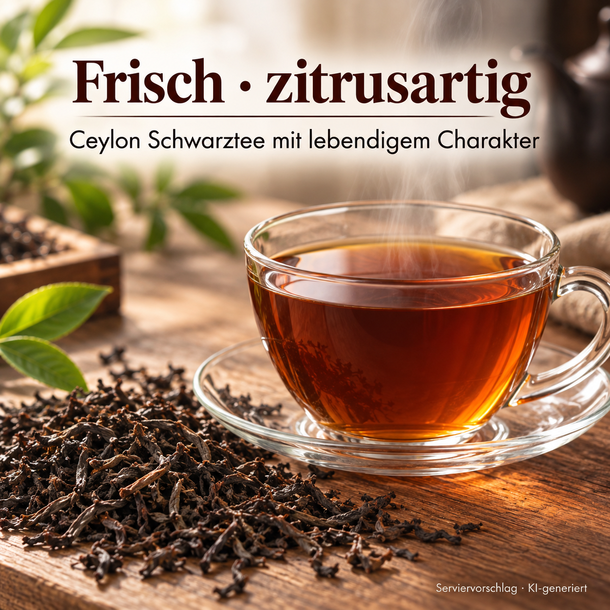 Ceylon OP „Lovers Leap“ – Schwarztee aus Nuwara Eliya – frisch & zitrusartig