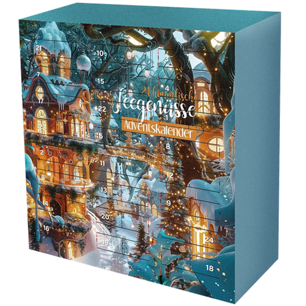 "Tee  Adventskalender von Shamila mit 24 Türchen - 24 x loser Tee für die Adventszeit - 360 g