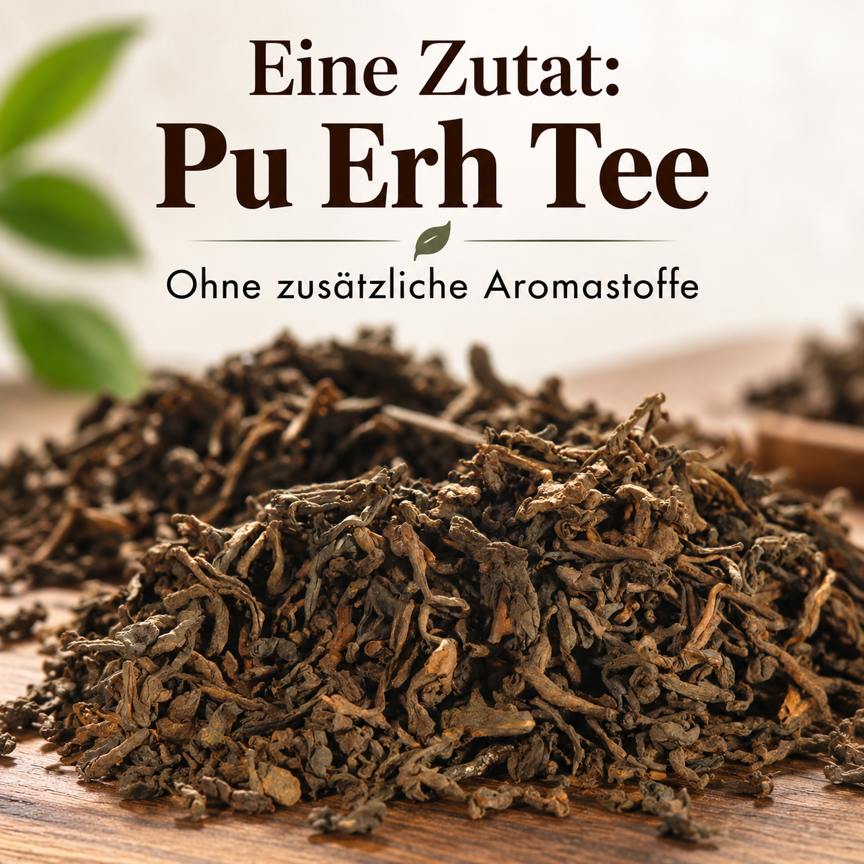 China Pu Erh Tee – erdig-herb & nicht aromatisiert